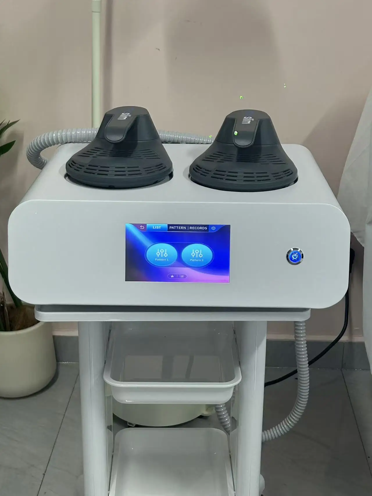 Myoslim Mini Nova RF 200HZ EMS Muscle Stimulation, Shaping, Fat Burning, and Slimming Electromagnetic Fitness Equipment