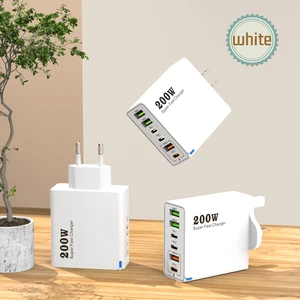 200W 6 puertos USB C Cargador Super rápido Carga 10 mejores ventas Xiaomi Socket - №3