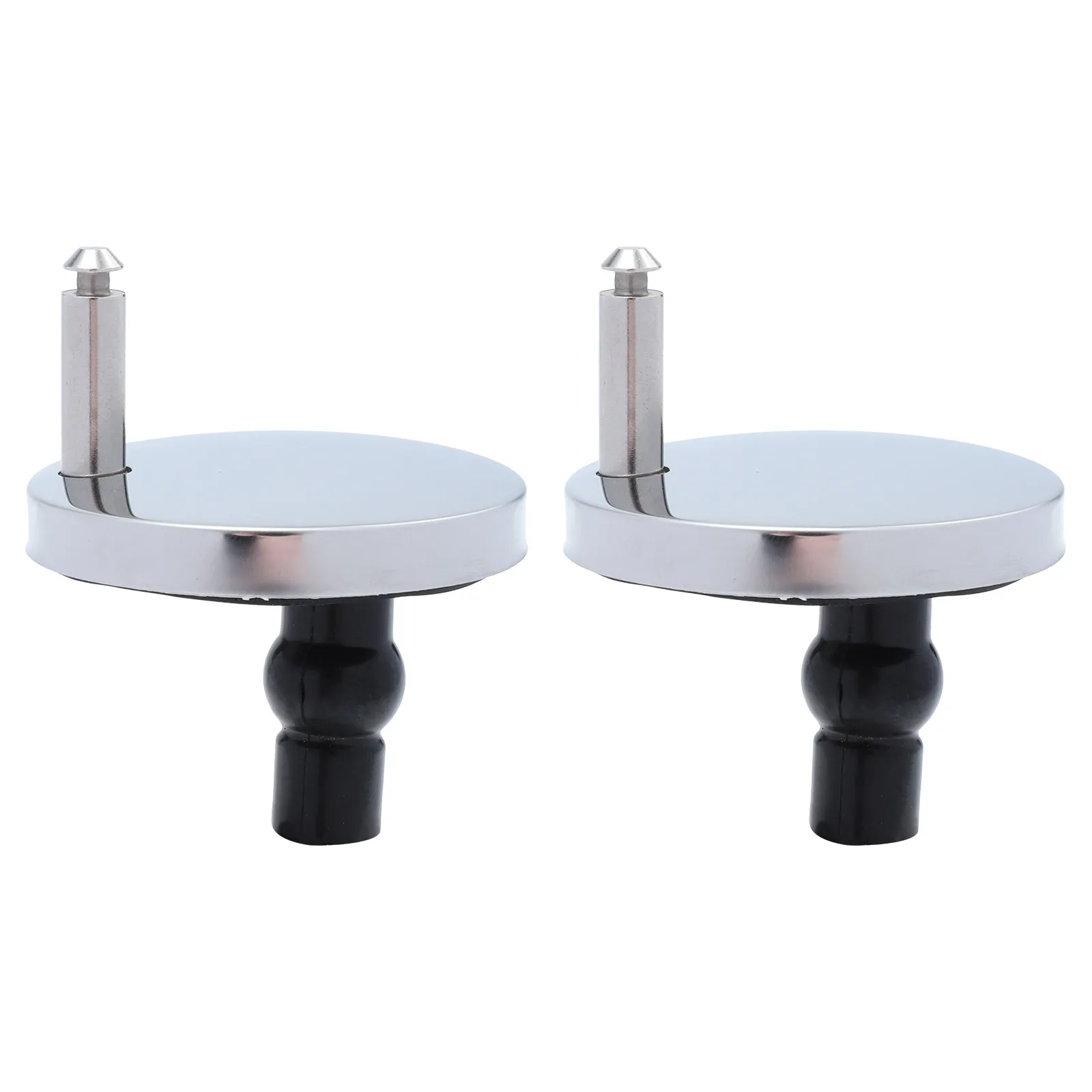 

2Pcs Toilet Seat Bolts Screws Set Premium Quality Rust Proof Fasteners with Hinges Pads for Toilet Seat Cover Replacement Parts