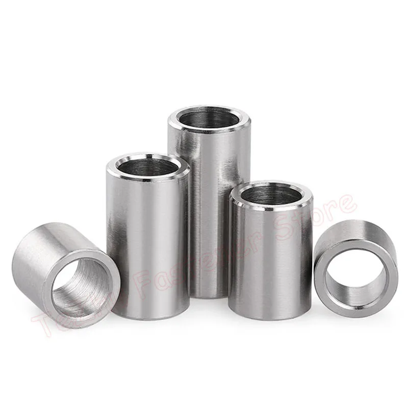 M10 M12 M13 M14 Unthreaded 304 Stainless Steel Bushing Washer Gasket Round Hollow Standoff Spacer Sleeve OD 12-30mm