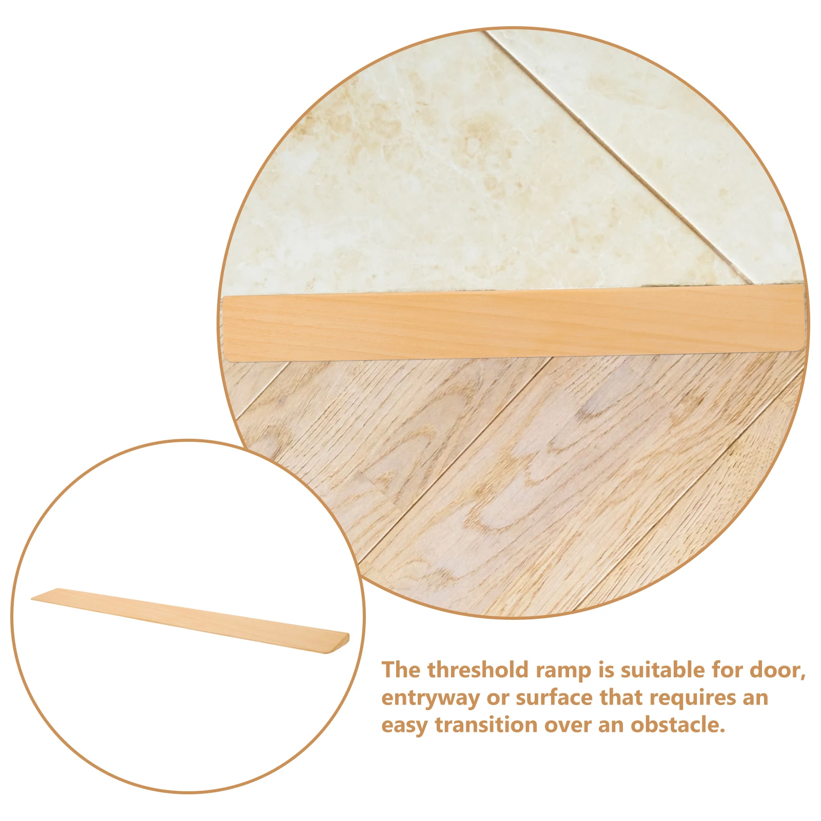 

Solid Wood Slope Mat 50x5x1 White Door Ramp for Home Office Sweeping Robot Wheelchair Step Climbing Auxiliary Board