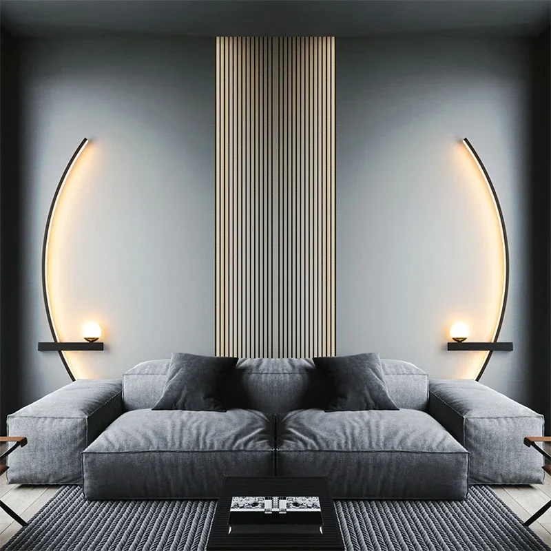 

Smart LED Wall Lamp 55/105CM Remote Control Left Right Lighting Bedside Wall Sconces Bedroom Living Room Home Led Lights Lustre