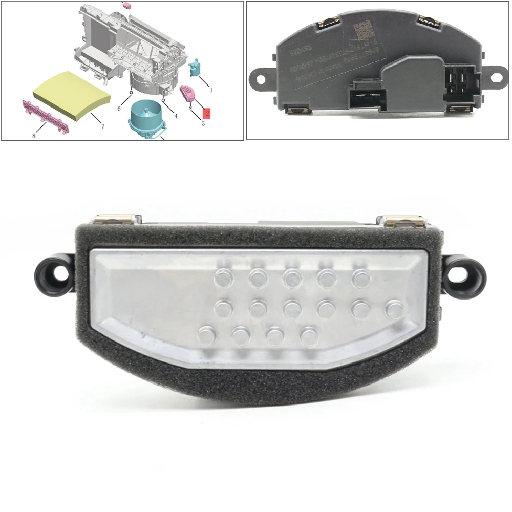 

Car Air Conditioning Heater Blower Speed Resistance Module 8022039400 8889226076 For Geely Monjaro KX11 2022+