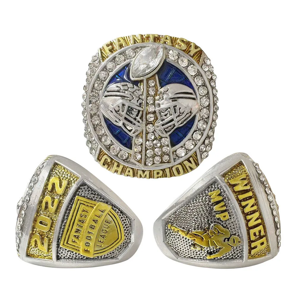 Cincin Juara Kejuaraan Sepak Bola Fantasi Massal 2022, Cincin Liga Sepak Bola Fantasi, Ukuran 8-14