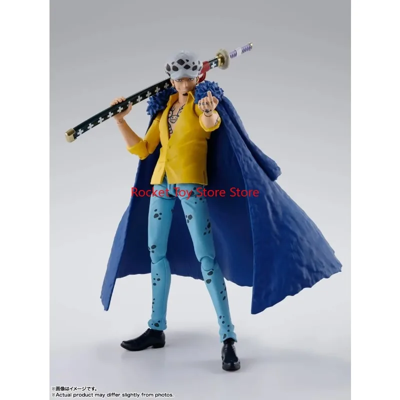 متاح بانداي SH Figuards Shf Trafalgar Law قطعة واحدة The Raid on On Onigshima لعبة شخصيات الحركة هدية