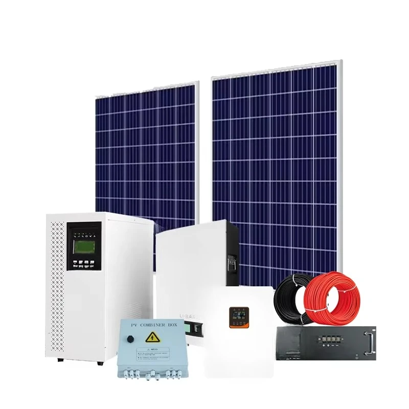 5KW 10KW 15KW مجموعة الألواح الشمسية المنزلية / طاقة الطاقة الشمسية / نظام الألواح الشمسية 15000W مع بطارية ليثيوم أيون #2