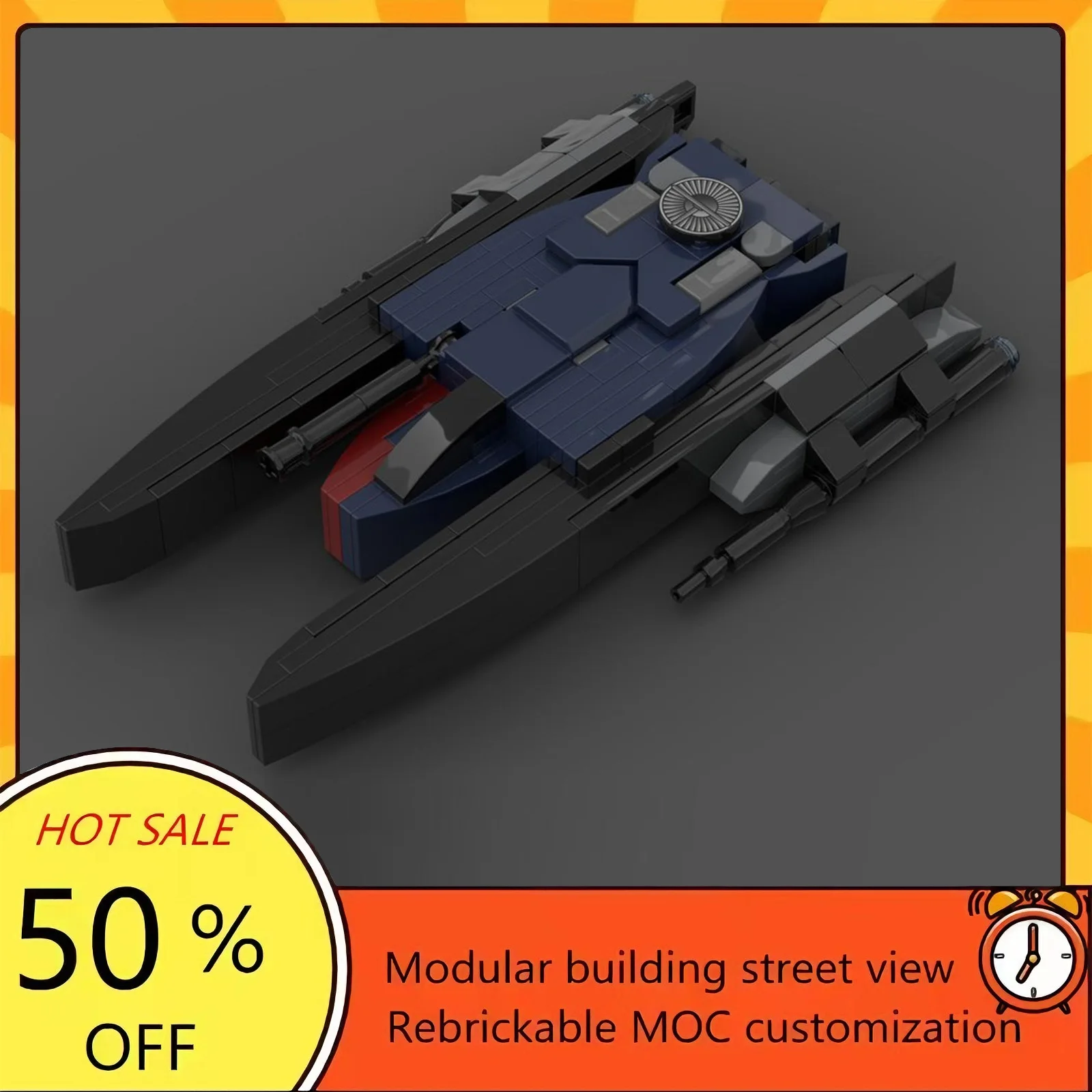 

Набор для сборки космического корабля из 178 деталей, популярная модель по мотивам фильмов о космической войне, модульный конструктор, технологичный подарок, игрушка для детей на праздники