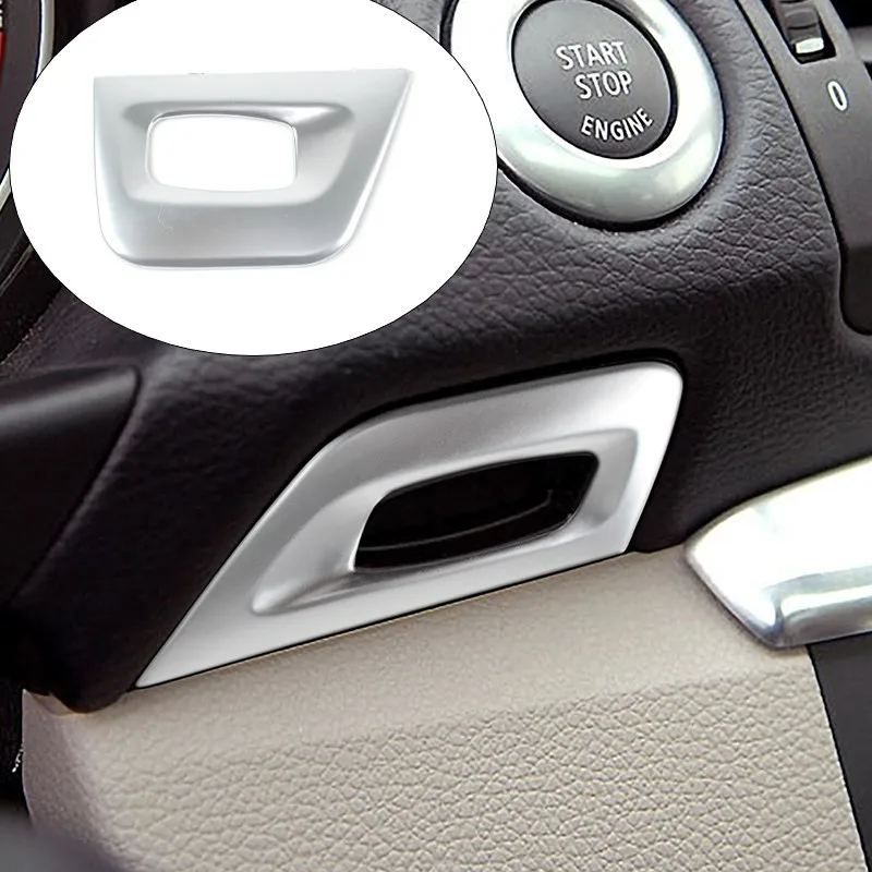 For BMW 1 Series E81 2007-2011 Car Console Ignition Switch Key Hole Frame Decoration Trim Interior Accessories Keyhole Sticker