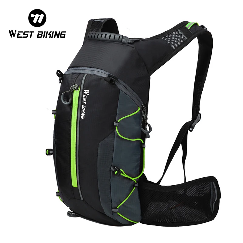 WEST BIKING Waterproof Bicycle Bag Reflective Outdoor Sport Backpack Mountaineering Climbing Travel Hiking Cycling Bag Backpack