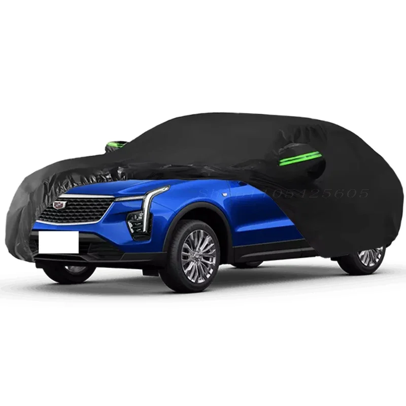 

For Cadillac XT4 Car Cover Outdoor Sun Shade Rain Snow Dust Frost Resistant Anti-UV Cover Waterproof All Weather for Automobiles