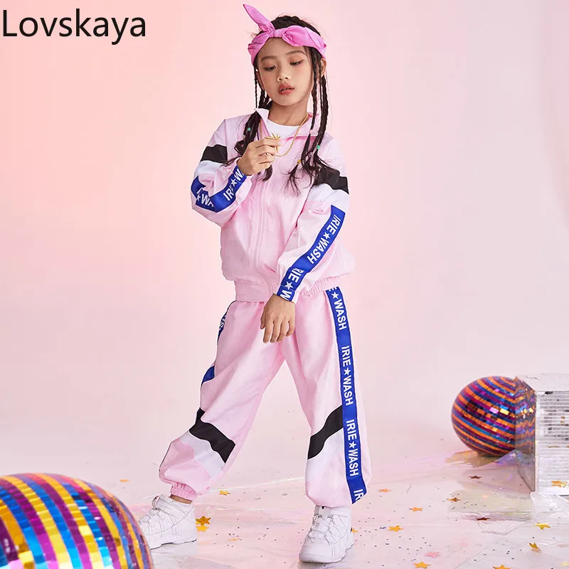 

High Quality Hip Hop Dance Dress Modern Loose Tops Costumes Children's Street Dance Set Jazz Costumes