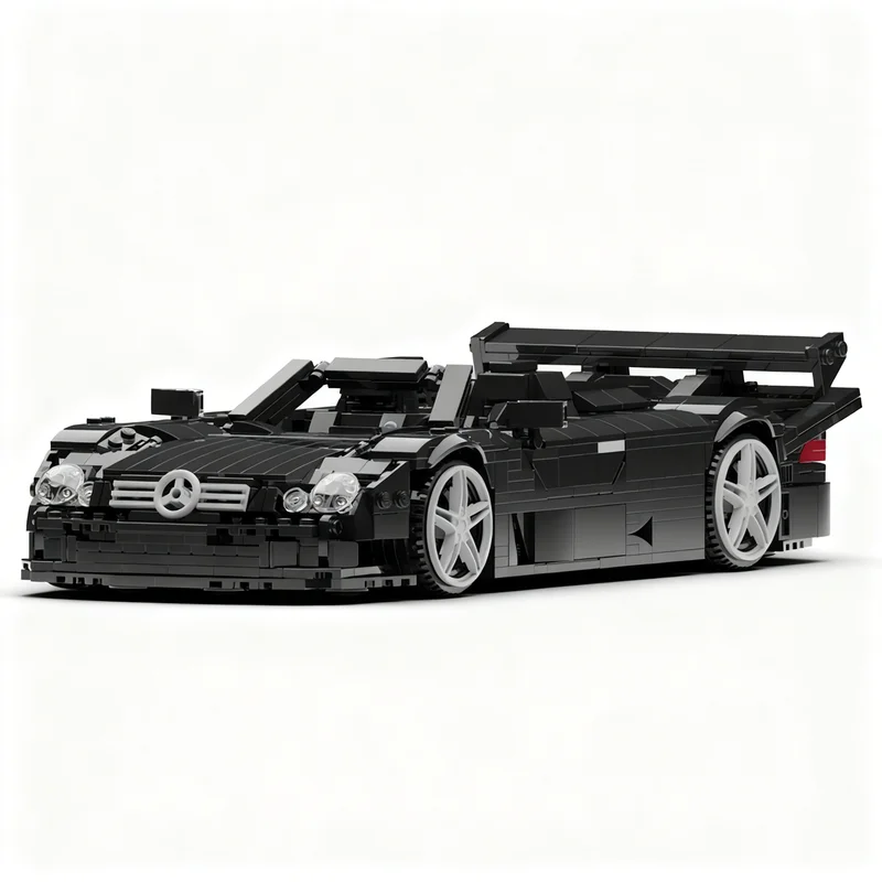 1162pcs MOC Cars Mercedesesed CLK GTRs Roadster Geïnspireerd Model Bouwstenen Constructie Speelgoed Kerstcadeau Onderwijs Baksteen