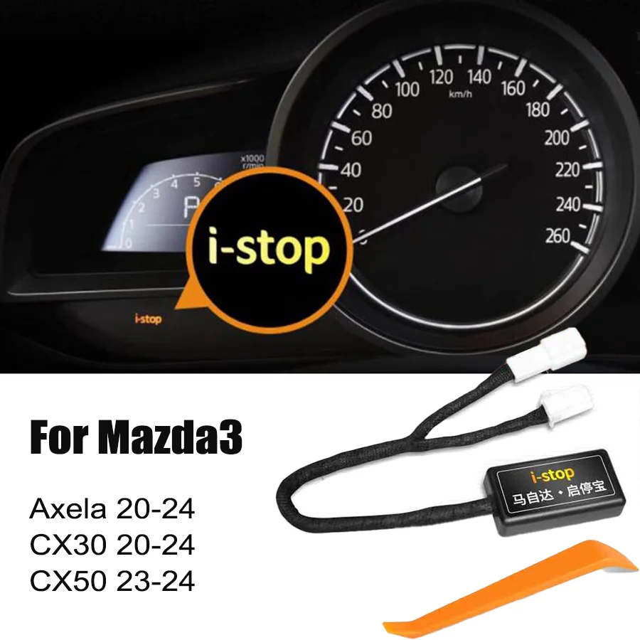 For Mazda 3 Axela 2020-2024 CX-30 2020-2024 CX-50 2023-2024 Car Automatic Start Stop Switch Modification Mazda i-stop Switch Off
