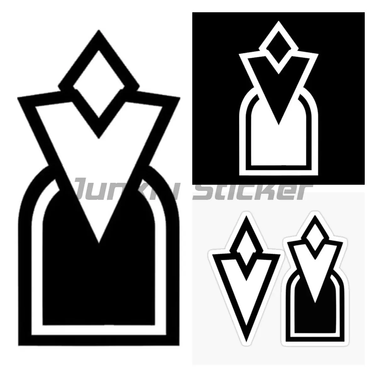 

Skyrim Marker Fashion Vinyl Stickers Car Accessories Car-Styling Black/Silver