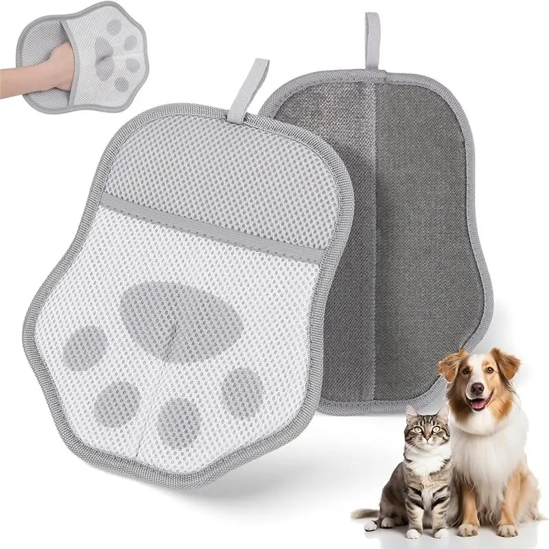 【RECOMENDAR】猫、犬、ペットの毛取りグローブ、静電気ペットヘアグローブ、ペットヘアリムーバーツール