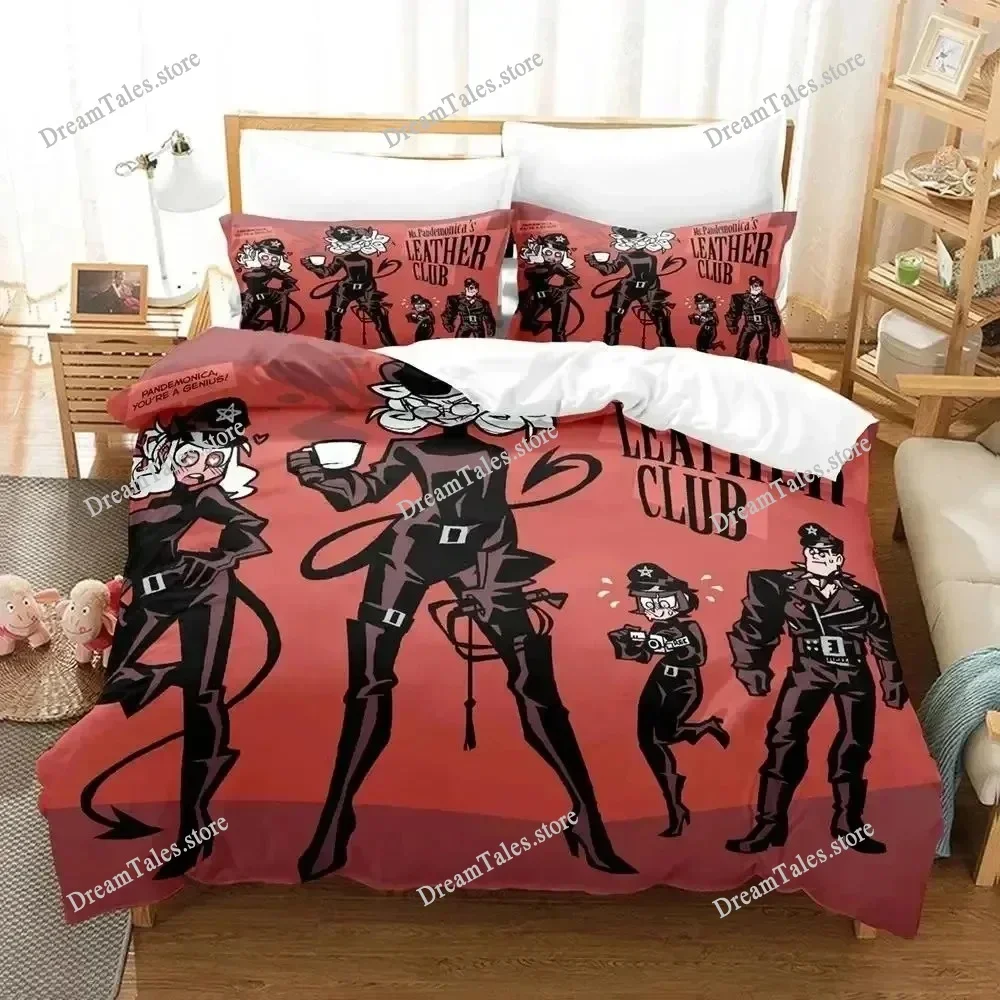 

Anime Game Helltaker Bedding Set Duvet Cover Bed Set Quilt Cover Pillowcase Comforter King Queen Size Boys Adult Bedding Set741