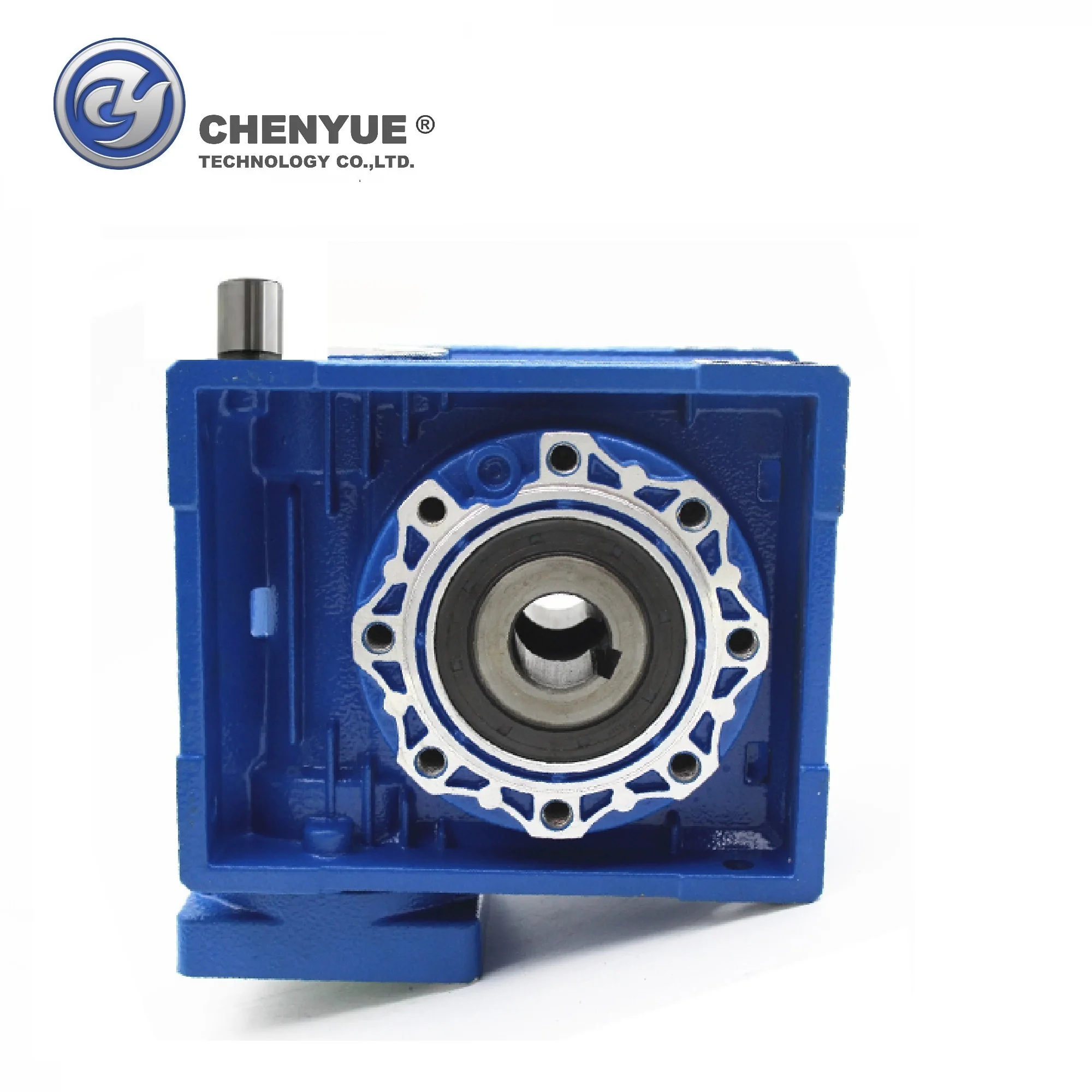 CHENYUE Free Maintenance Worm Gearbox Gear Motor NMRV63-VS Input 14/19/22/24mm Output 25mm Ratio 5:1/100:1 No need to add oil