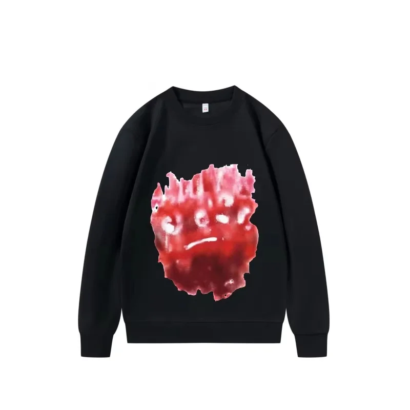 

Прямая продажа США, 250 г, плотная хлопковая толстовка с круглым вырезом, свободный крой большого размера, 2026, бесплатная доставка, модная мода с круглым вырезом