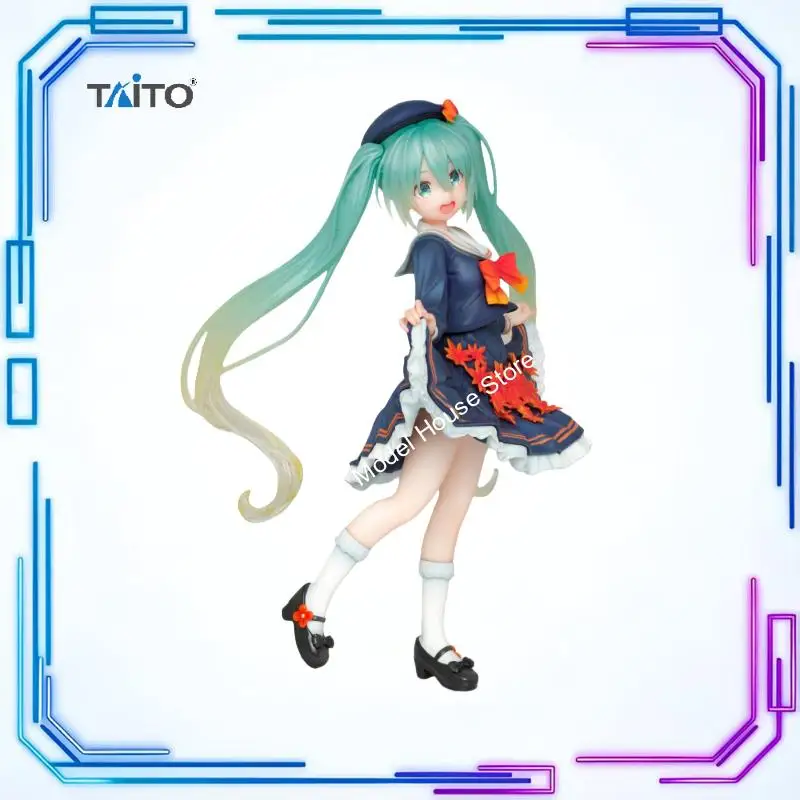 在庫あり本物のtaito-vocaloid初音ミク第3シーズン秋版かわいいアニメフィギュアガレージキットアニメ漫画モデルおもちゃ
