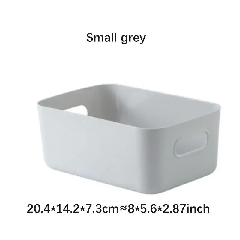 Sundry Storage Basket Student Desktop Snack Storage Box Plastic Cosmetic Storage Box Household Kitchen Sorting Box Makeup Box