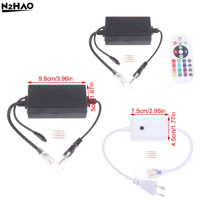 

1Pc Controller 220V European COB LED Strip Dimmer Manual Controller Use For 220V With 50/100M Cob Led Strip Light Led Dimmer