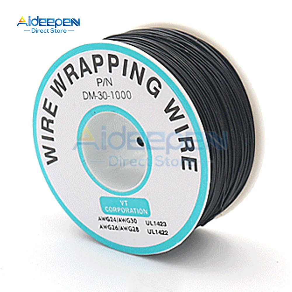 ジャンパーケーブル,250m, 30awg,8色,1ピース,ピュアカバーボード用,カラー断熱ラップ,PCBはんだ付け用