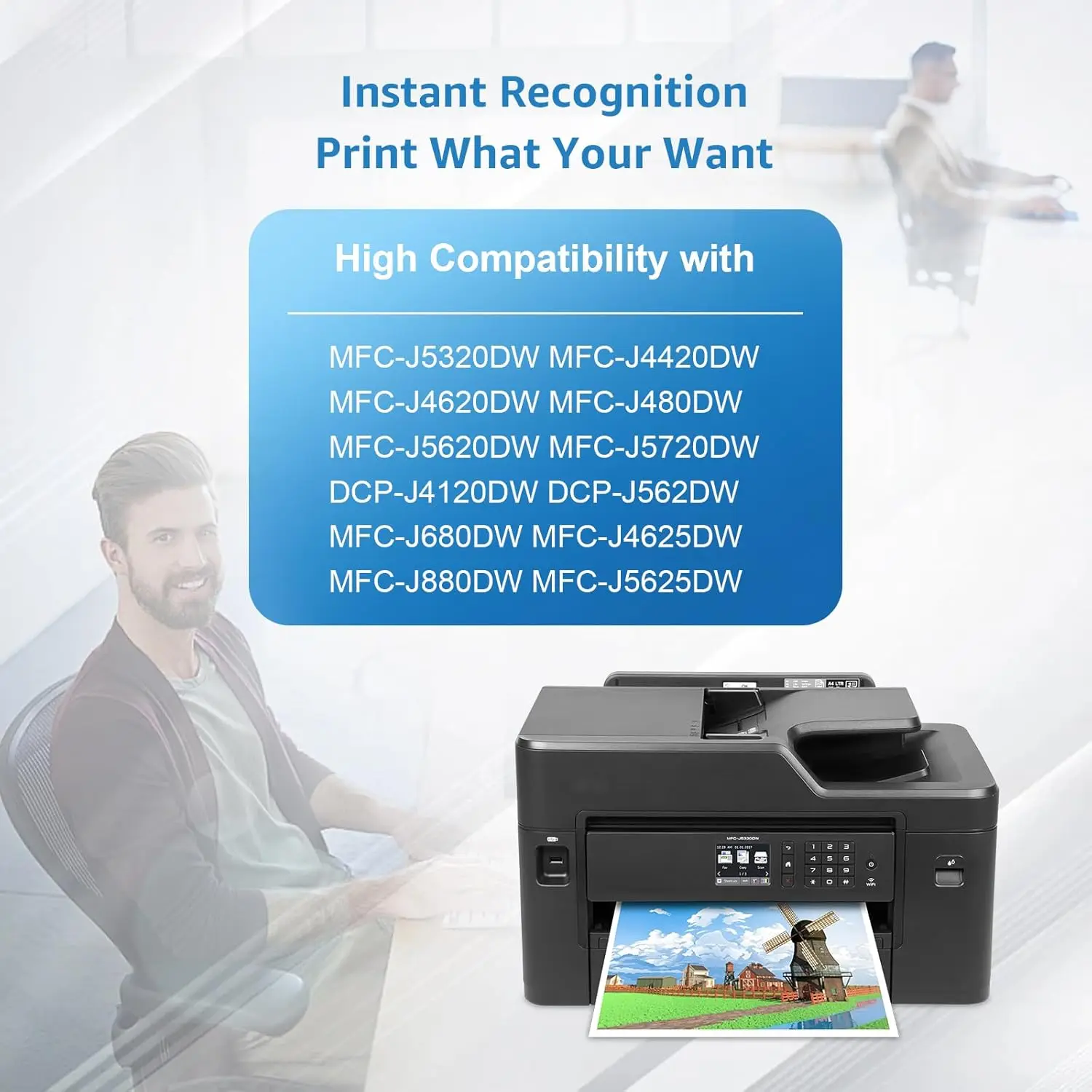 LC223XL Картридж для принтера Bro MFC J5320DW J4420DW J4620DW J480DW J5620DW J680DW J4625DW J880DW J5625DW DCP J4120DWJ562DW