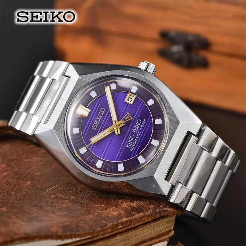 Nuevo Reloj Mecánico Automático Seiko 2026 para Hombre y Mujer, Estilo Ejecutivo y Casual, con Calendario, Luz Nocturna, Resistente al Agua, Reloj para Parejas