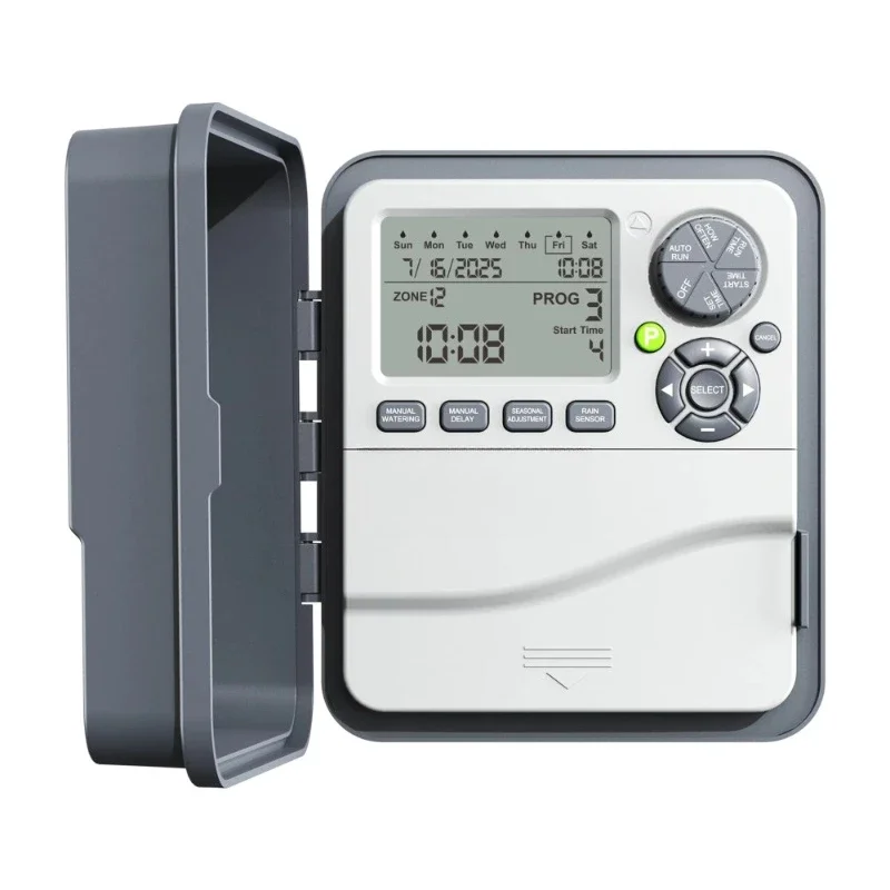 

Intelligent control digital irrigation controller, wired rain sensor