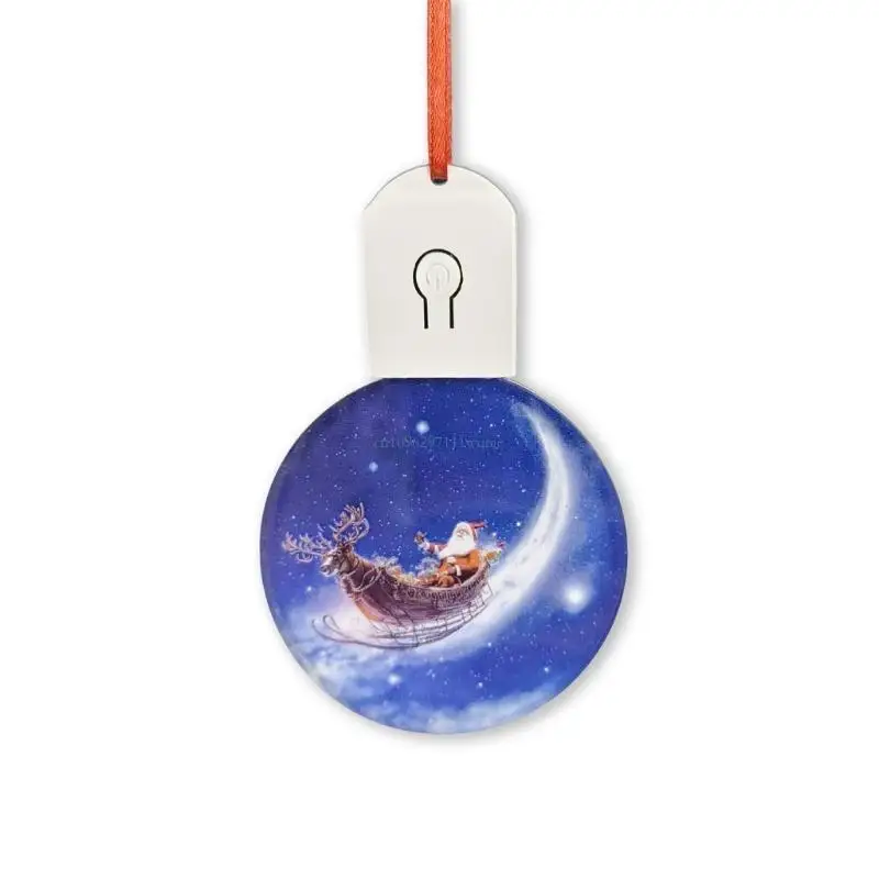 Light Pendant Heat Transfer Press Printing Pendants DIY Christmas Ornaments
