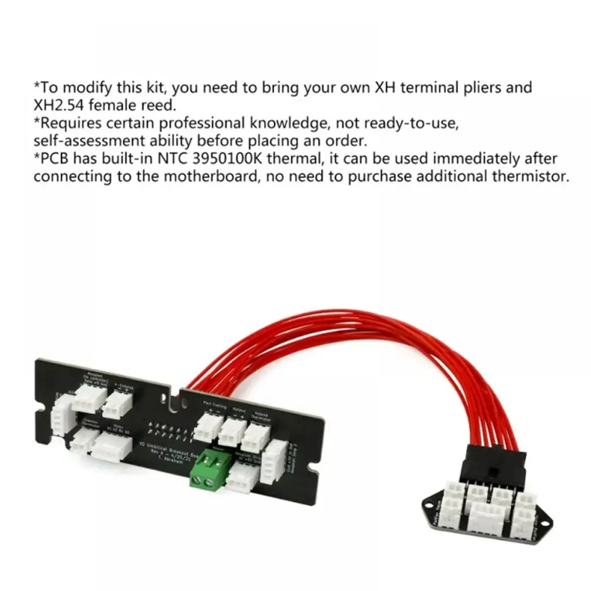 Voron V0.1 VO UMBILICAL PCB Set Complate Tool Head Frame Board Umbilical Cord Toolhead Frame PCB for Voron 0.1 T3EB