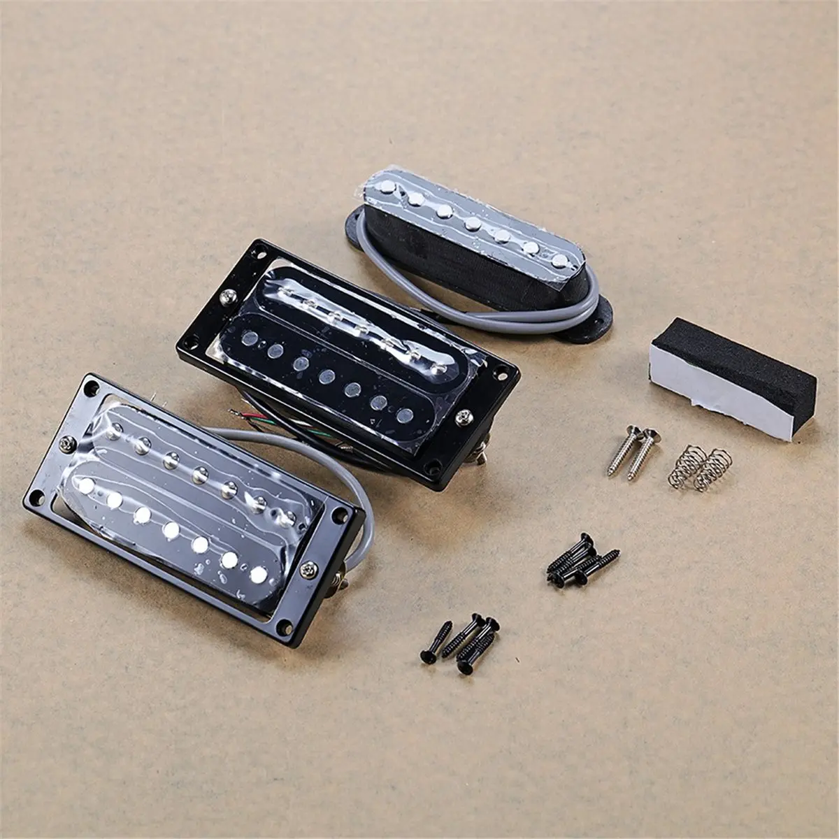 

(AD10) Комплект звукоснимателей HSH для электрогитары с магнитами Alnico 5, сменные звукосниматели Single Coil для гитары в стиле ST