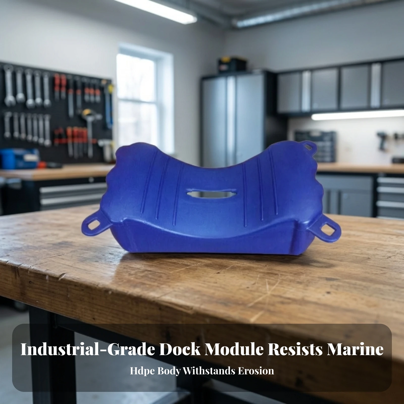 Floating Dock Module with Handle Customizable Personal Watercraft Dock Module Modular Flexible for Boat Owners, Waterfronts