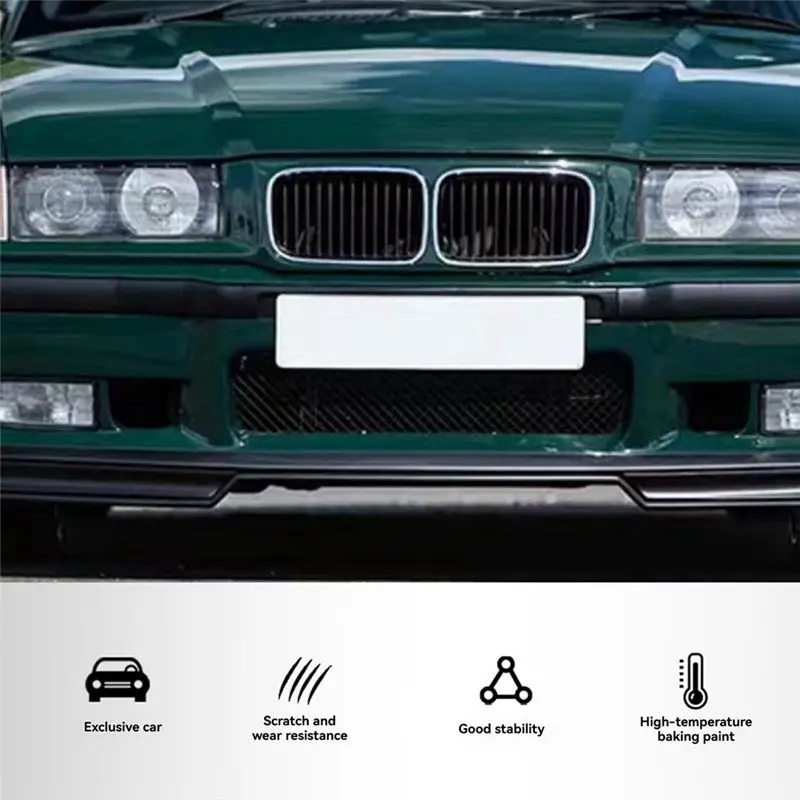 A57E-Car Chrome+Matte Black Front Kidney Grilles For BMW E36 3 Series 328I 1997-1999 51138195151, 51138195152 view 6