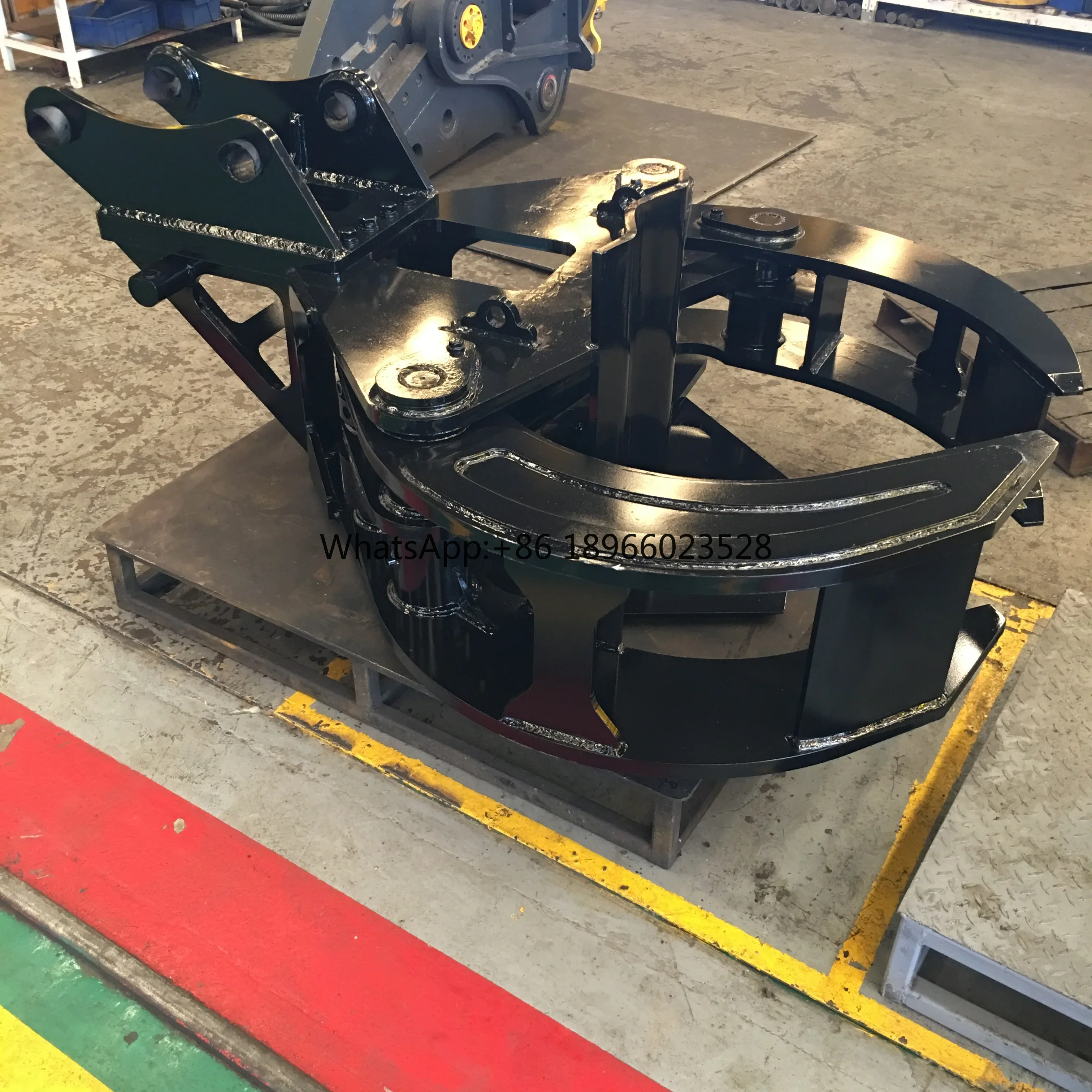 high performance forestry machinery excavator tree shear harvesting excavator tree shear