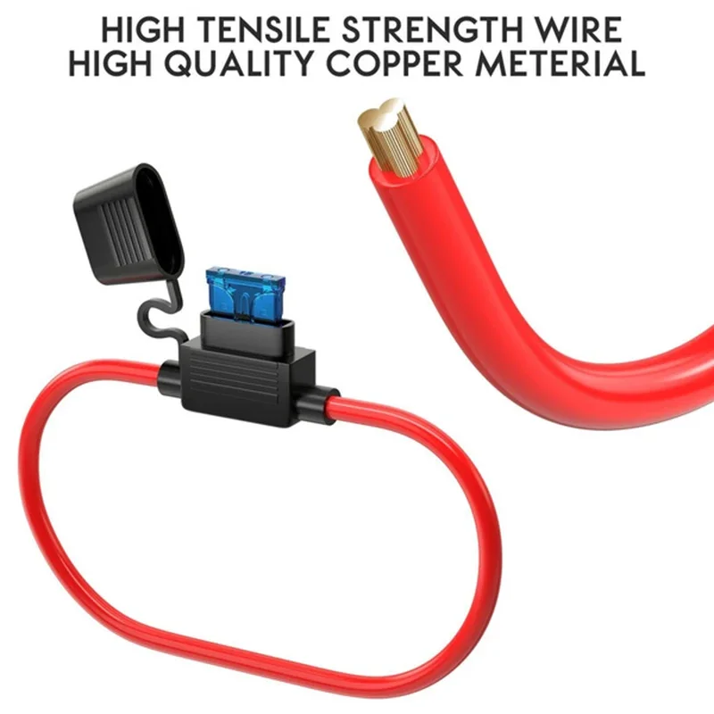 حامل فتيل محول صغير للسيارة ، مقبس تبديل قطع الأسلاك ، مقاوم للرذاذ ، مقاوم للرطوبة ، 12 فولت ، 30 أمبير #2