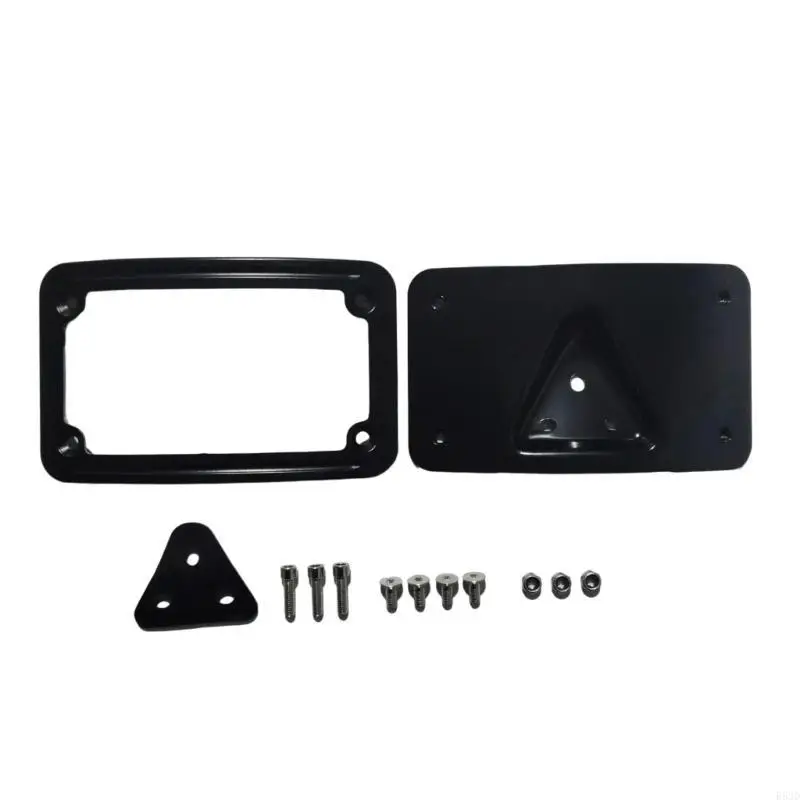 

R53D Universal Arched License Plate Bracket Rack for Motorcycle Applications