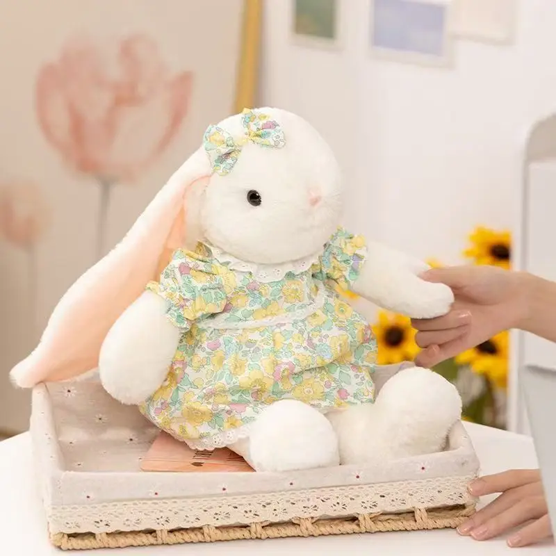 Najnowszy, głośny królik Miniso, pluszowa zawieszka do plecaka, symulacja pluszowej zabawki, figurka, kreskówka anime, uroczy prezent, lalka.