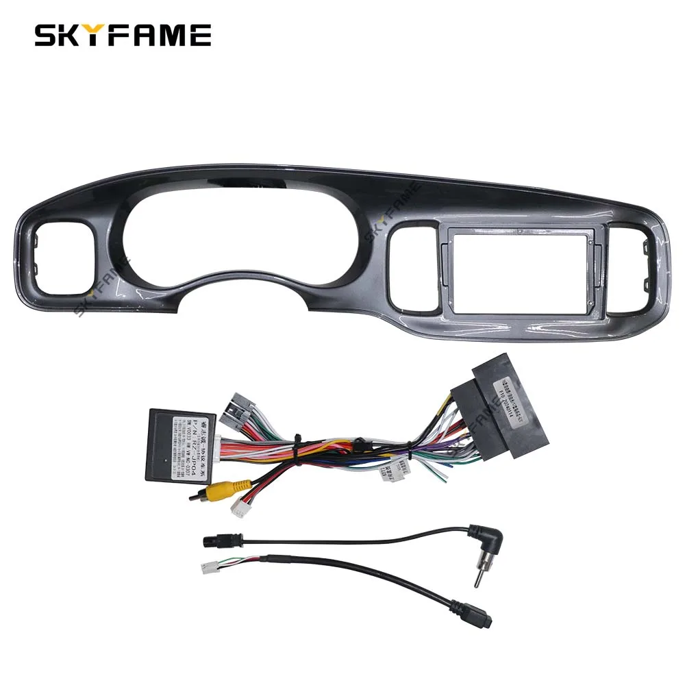 

SKYFAME Car Frame Fascia Adapter Canbus Box Decoder Android Radio Dash Fitting Panel Kit For Dodge Charger