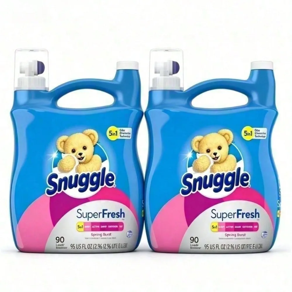 Large Capacity Value Pack Odor Eliminating Liquid Fabric Softener, Spring Burst Scent, , 90 Loads,40 Loads