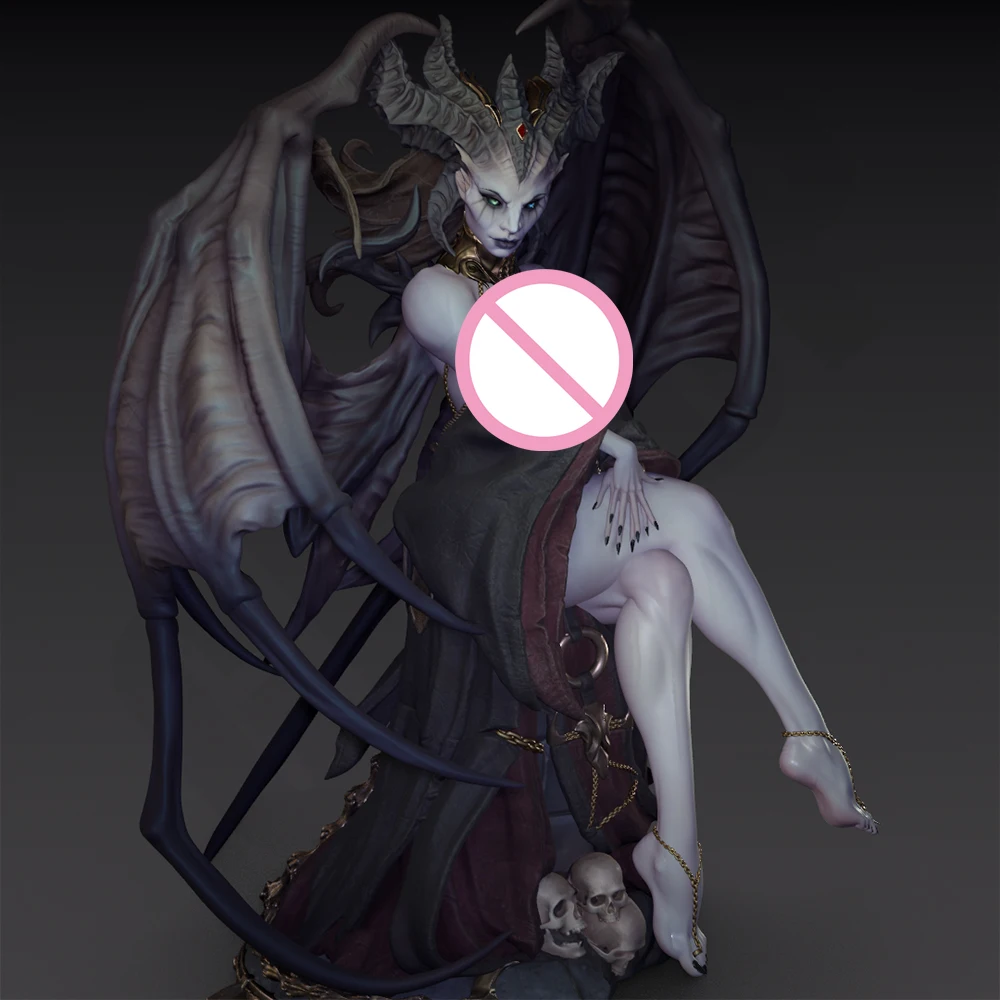 

1/24 NSFW Resin Figure Model Kit Pearforceone Lilith Sexy Devil Unassembled 3d Printing Figure Kit Colorless Diy Statue Toys