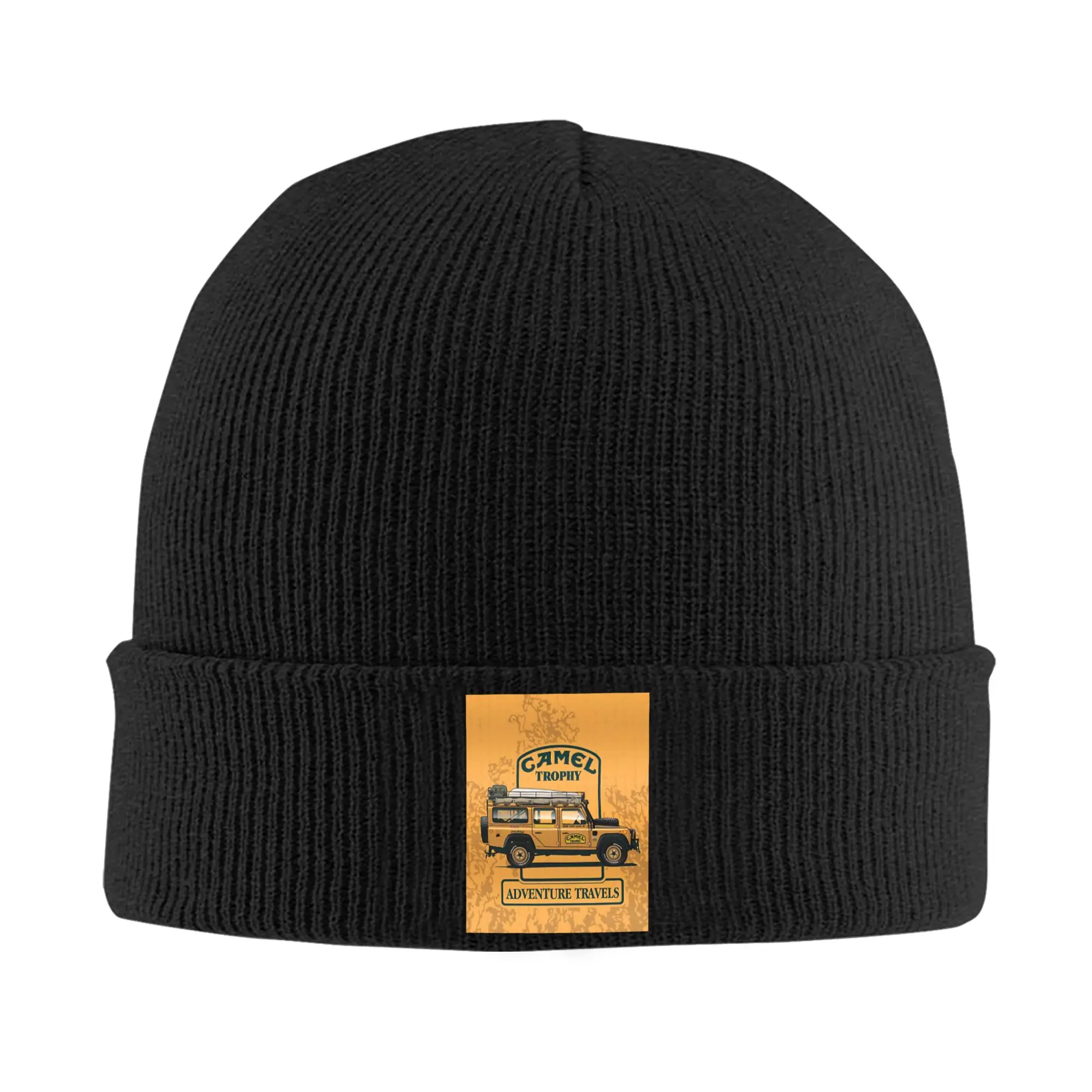 T-Trophyed Beanie Cap Unisex Winter Warm Bonnet Homme Knitting Hat Street Outdoor Ski Motorcycles Racing Skullies Beanies Caps