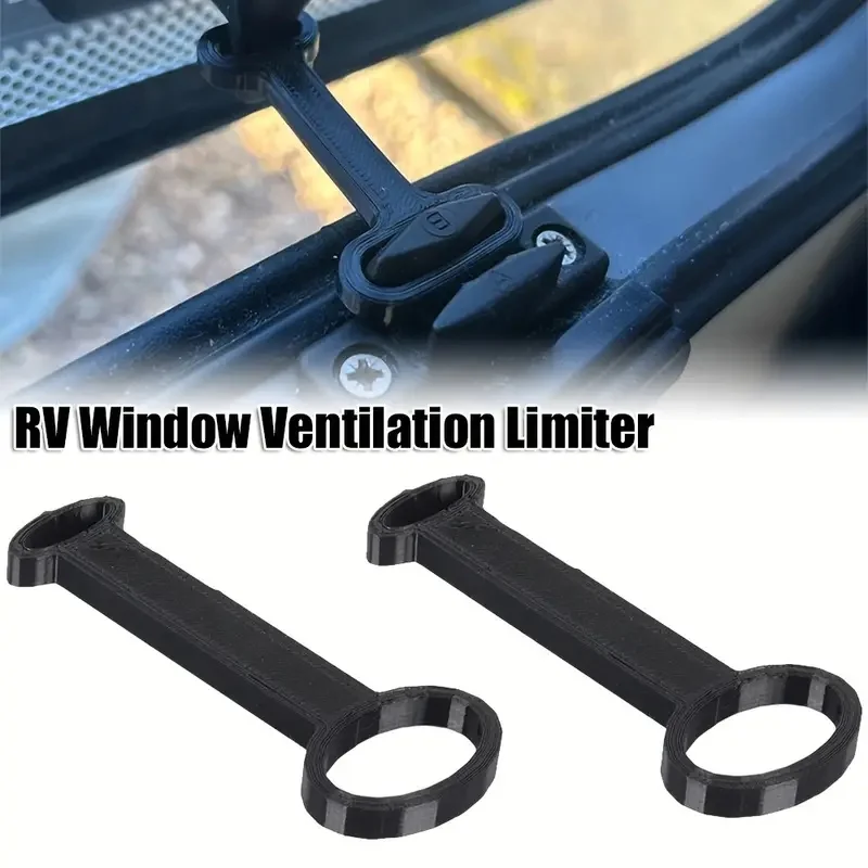 2/4PC RV Window Ventilation Limiters Fit For Polyplastic Easyinstall Durable RV Window Safety Plastic  Lock Accessories ﻿