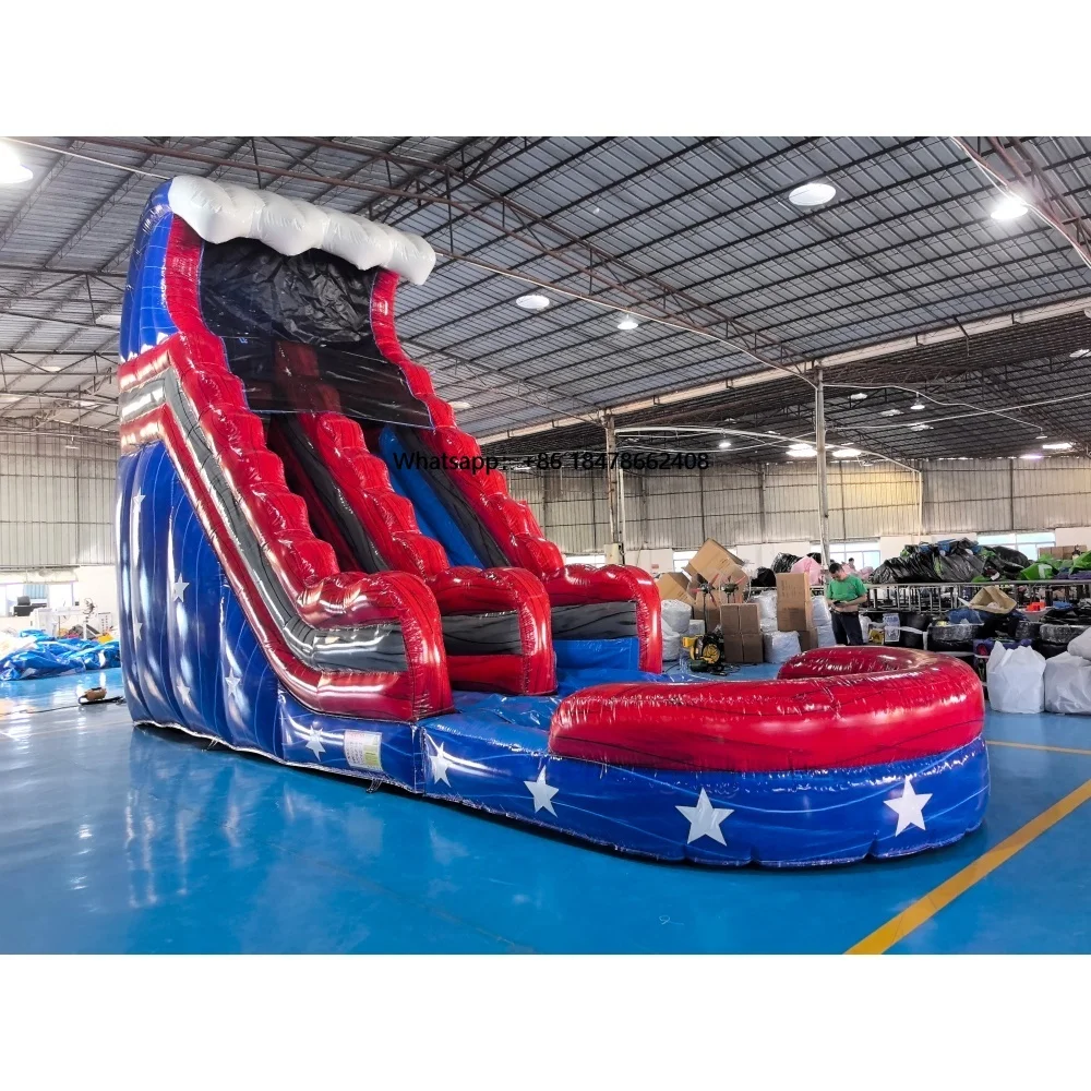 

Commercial-grade Outdoor Games Big Inflatable Slide for Kids Inflatable Pool Water Slide Giant Inflatable Water Slide for Adults