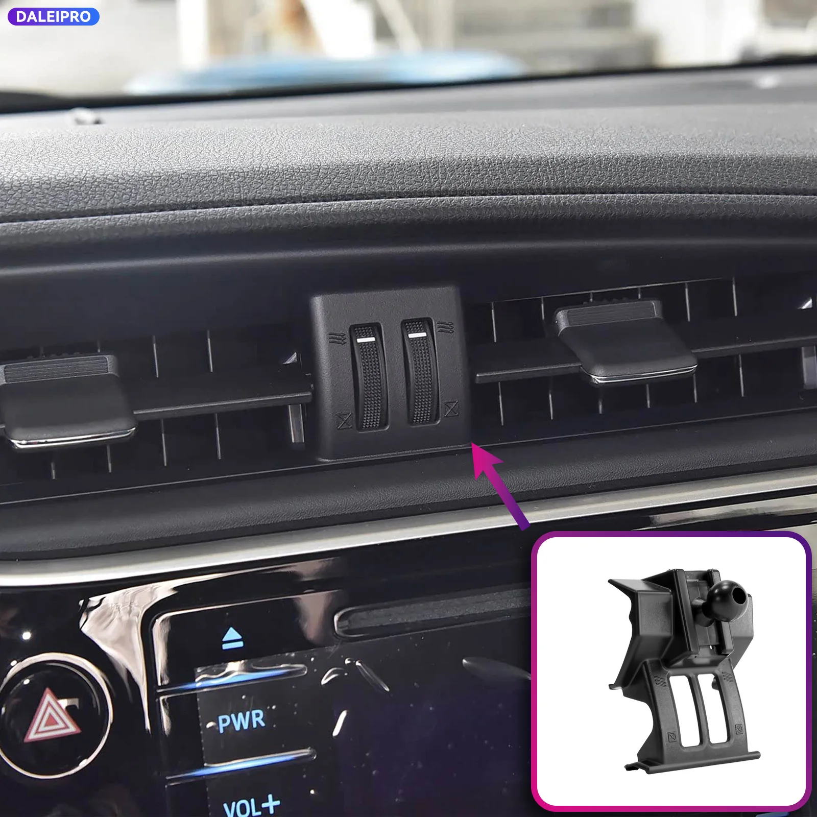 For Toyota Corolla E170 2017-2018  MK11 Vehicle-Specific Phone Holder Base Smart Car Phone Mount 66W Charging Holder Accessories