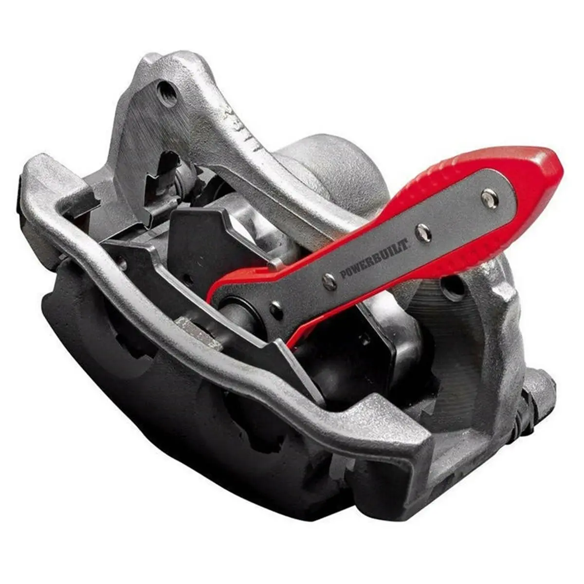 A78I Brake Caliper Compression Tool, Adjustable Brake Caliper Piston Compressor Tool with 2 Hooks for Piston Calipers