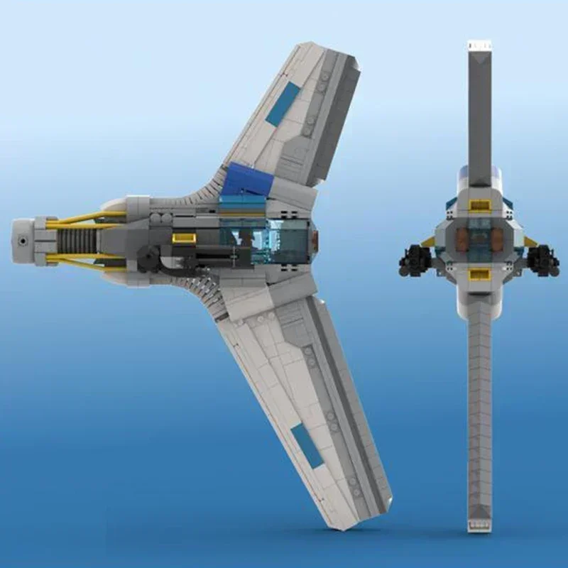 宇宙軍事モデル Moc ビルディングレンガ銀河 Volkite 宇宙船技術ブロックギフトクリスマスおもちゃ DIY セットアセンブリ