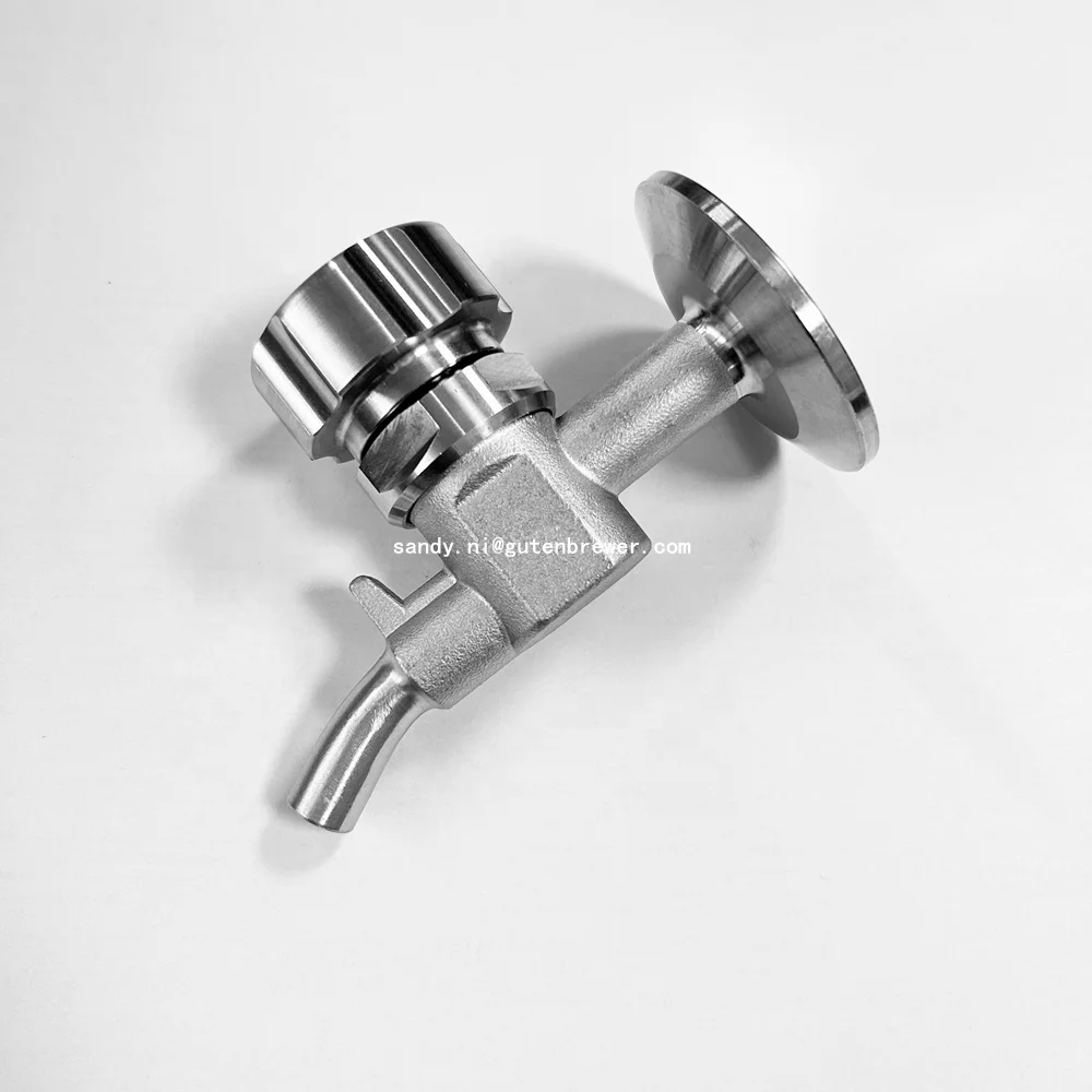 304 stainless steel Pipe fitting/ 1.5''  sample tap with pigtail / TC fittings / Homebrew accessories