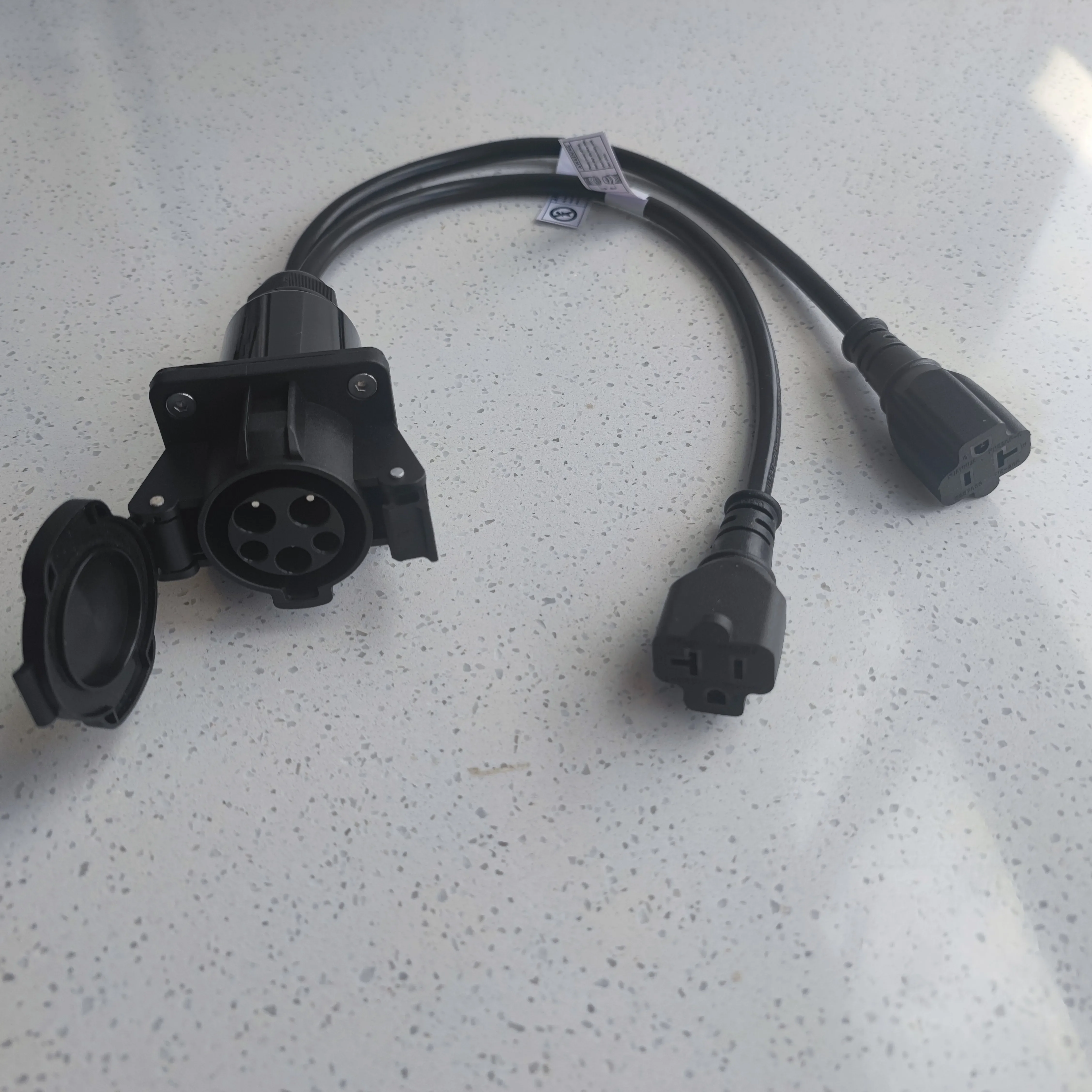 Soquete 220V J1772 Tipo1 Para NEMA 5-15/5-20 EV Carregador Adaptador Com 0.3M Cabo para E-Bike/Scooter/Uma roda