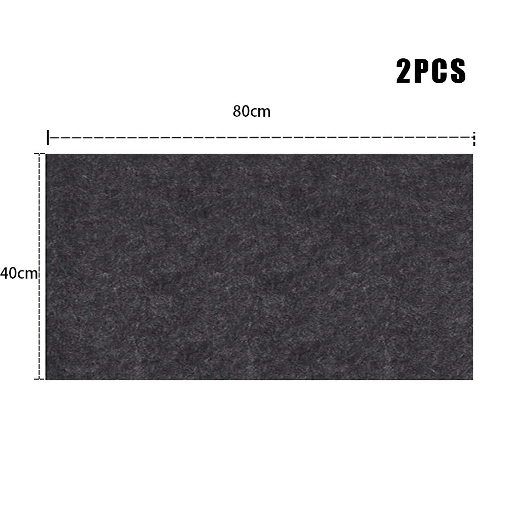 Reptile Mat 2pcs Grey Carpet for Terrarium Floor Bedding Liner Suitable for Bearded Dragons Snakes Turtles Geckos Crabs